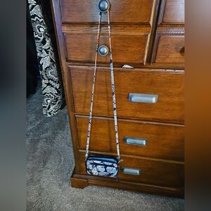 Floral Crossbody Bag with Strap